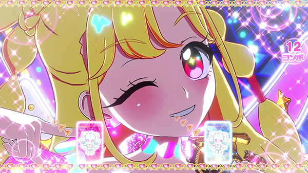 ミラーパクトと付属のカードを読み込ませた際の画面