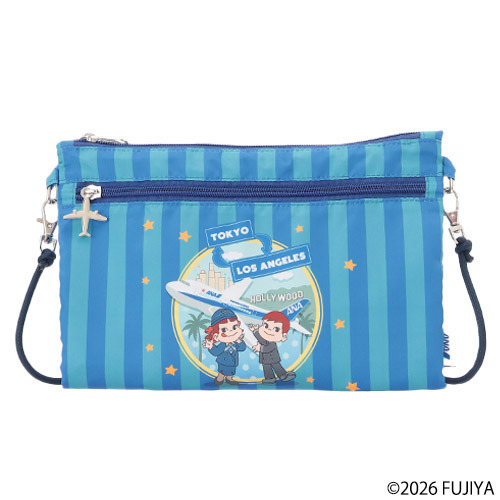 ＜ANAオリジナル＞PEKO for ANA　ポーチ（ショルダー付き）（LA)