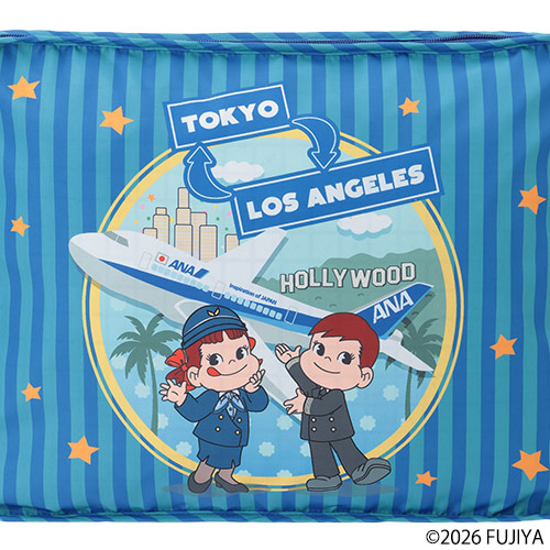 ＜ANAオリジナル＞PEKO for ANA　圧縮ポーチセット（LA)