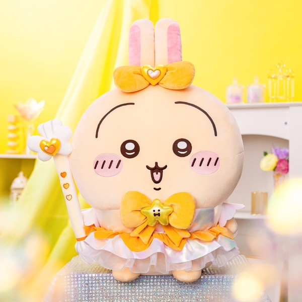 『まじかるちいかわ 超BIG！おすわりぬいぐるみ』（ちいかわ、ハチワレ、うさぎ、モモンガ）