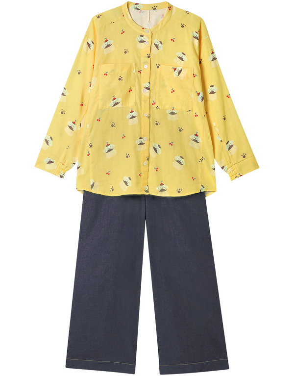 ワコール 睡眠科学「寝返りしやすい立体設計パジャマ」ポムポムプリン