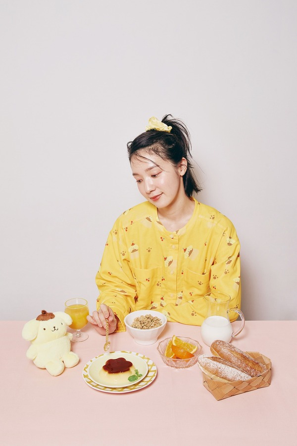 ワコール 睡眠科学「寝返りしやすい立体設計パジャマ」ポムポムプリン