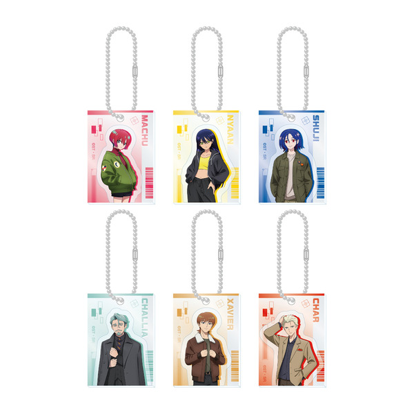 「機動戦士Gundam GQuuuuuuX Cafe －each choice of justice－」立体アクリルキーホルダー（ランダム6種）