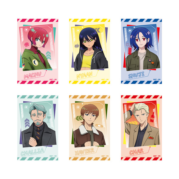 「機動戦士Gundam GQuuuuuuX Cafe －each choice of justice－」チェキ風トレカ（ランダム6種）