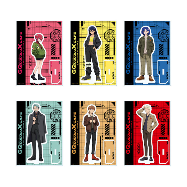 「機動戦士Gundam GQuuuuuuX Cafe －each choice of justice－」アクリルスタンド（全6種）