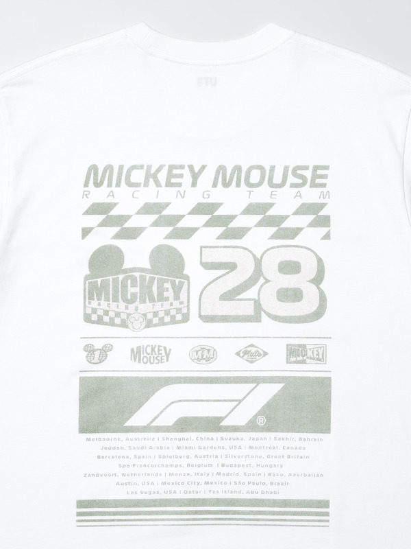 「Disney x Formula 1 UT」MEN　カラー： 00 WHITE　BACK
