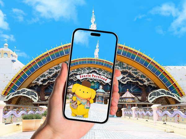 ポムポムプリン30周年記念グッズ　3Dデジタルフィギュア「いつでもプリン」使用イメージ