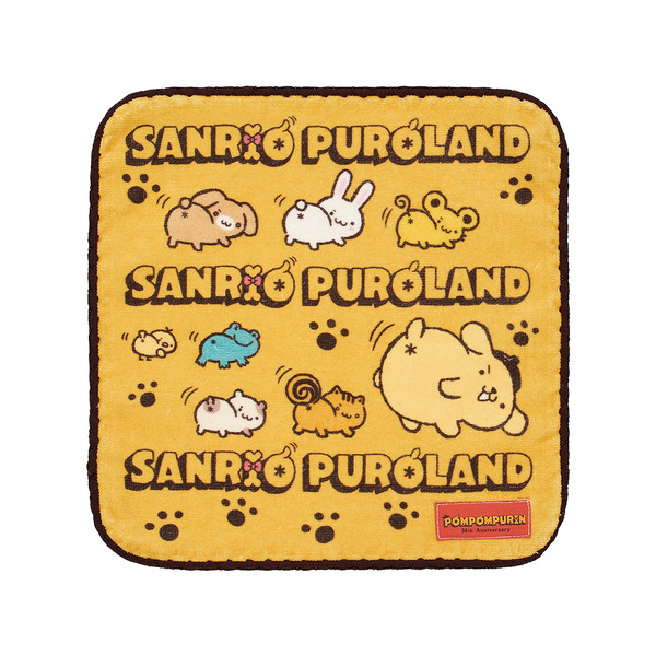ポムポムプリン30周年記念グッズ「POMPOMPURIN 30th Anniversary タオル（おしり）」
