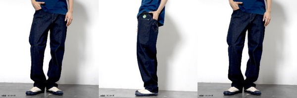 STRICT-G EDWIN『機動戦士ガンダム』JERSEYSデニム ルーズテーパード ハロ