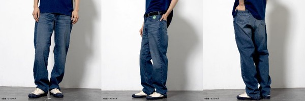 STRICT-G EDWIN『機動戦士ガンダム』JERSEYSデニム ルーズテーパード ハロ