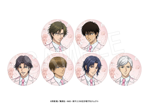 トレーディング和紙風缶バッジ　SAKURA Style ver.