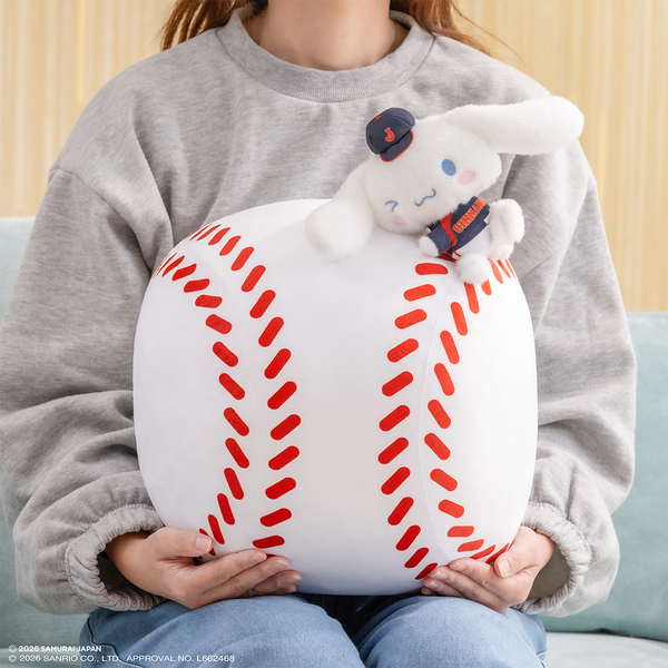 WH賞　マスコット付きクッション　シナモロール　