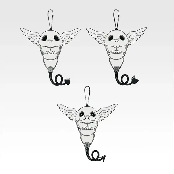 「一番くじ 呪術廻戦 死滅回游 ～壱～」K賞：コガネ ラバーチャーム（ランダム3種）