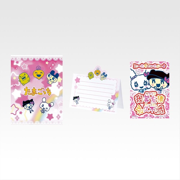 「一番くじ たまごっち ～令和で発見！！あのころのお部屋とたまごっち～」G賞：なつかしステーショナリー（全5種）