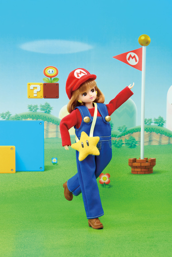 タカラトミー「スーパーマリオ リカちゃん マリオスタイル」イメージ