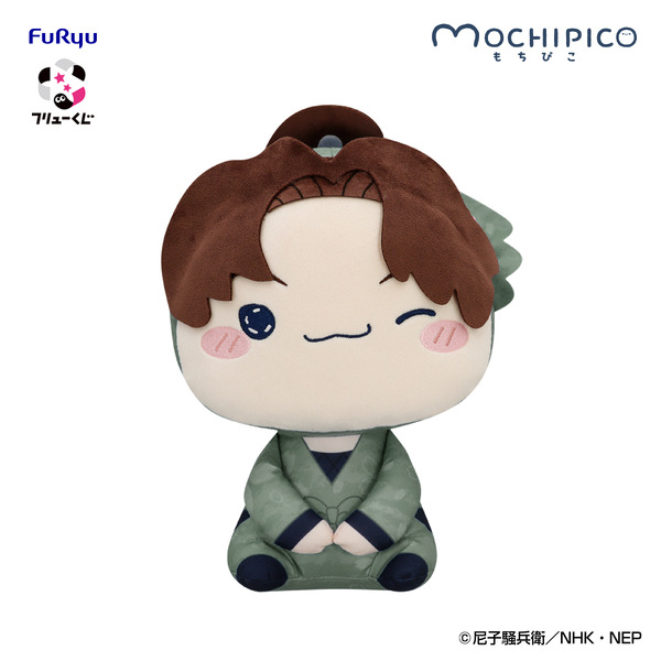 「フリューくじ　忍たま乱太郎　ふんわり桜もちぴこの段」ラストゲット賞：もちぴこBIGぬいぐるみ