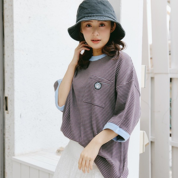 『ビッグシルエットポケットTシャツ　Robert P.Miller×Talking　モモンガ COFFEE』