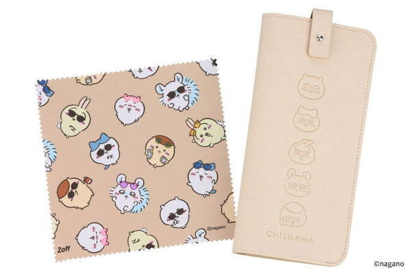 「Zoff｜ちいかわ」第3弾_付属品（オリジナルケース・メガネ拭き）