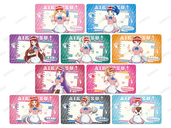 描き下ろし レトロストライプver. マルチデスクマット（全10種）