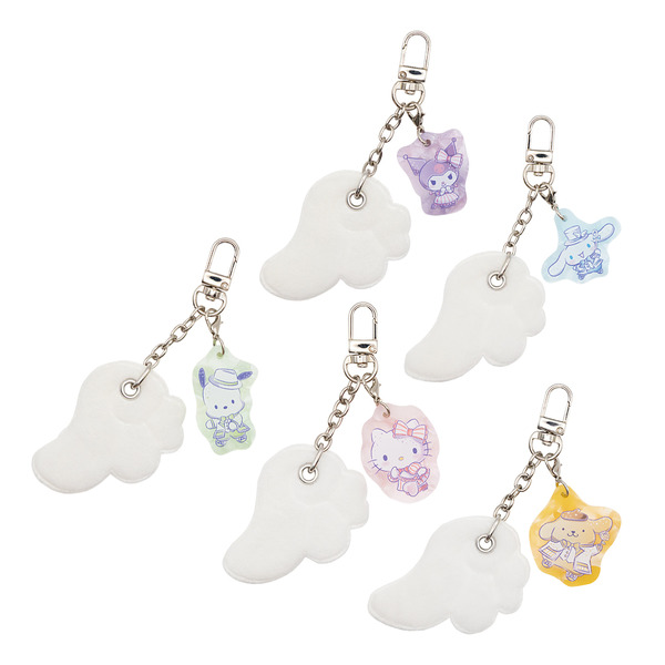 サンリオキャラクターズ　ふわっとエンジェルキーリング