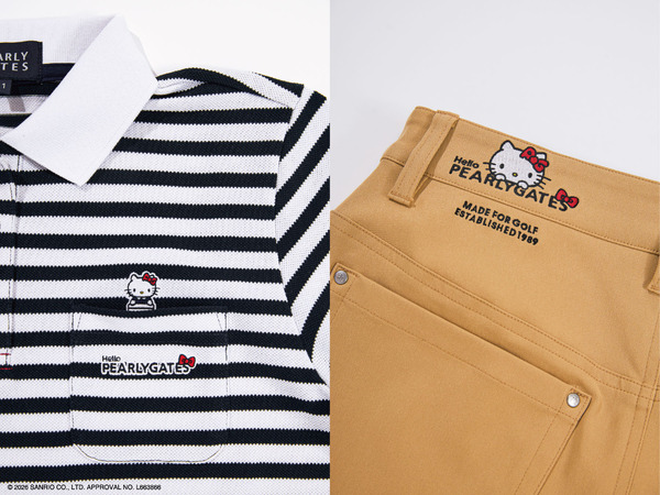 ハローキティとPEARLY GATES（パーリーゲイツ）が初コラボ　イメージ