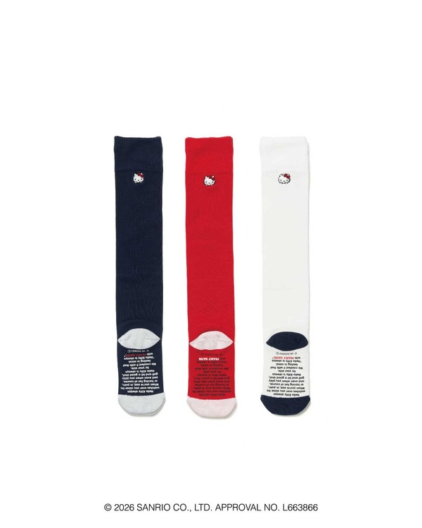 ハローキティとPEARLY GATES（パーリーゲイツ）が初コラボ「SOCKS」全3色