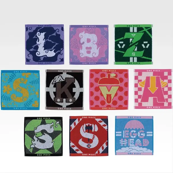「一番くじ ワンピース 思い描く未来」G賞：タオルアソート（選べる全10種）