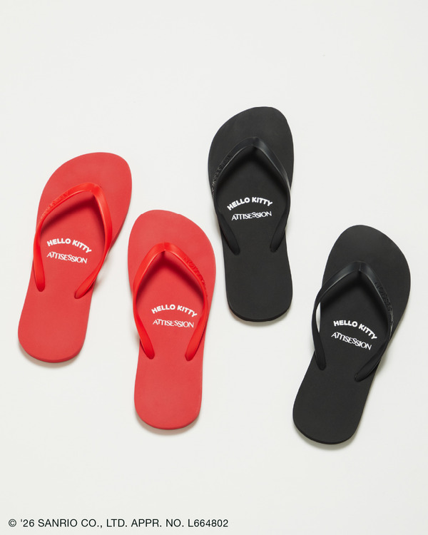 「ハローキティ」×「ATTISESSION」_ビーチサンダル