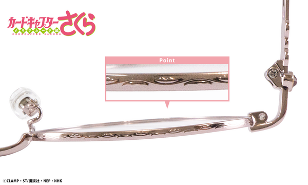 『カードキャプターさくら クリアカード編』コラボ眼鏡（木之本桜 モデル）