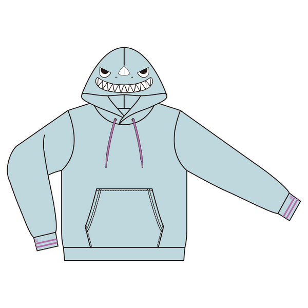 バモラのフードパーカー