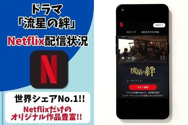 ドラマ『流星の絆』Netflix配信状況
