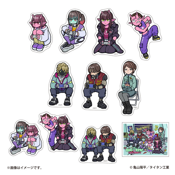 「ステッカー　全11種ランダム　単品 500円（税込）/セット 5,500円（税込）」