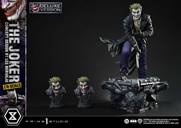 「アルティメットプレミアムマスターライン　バットマン（コミック） ジョーカー (Concept Design by Lee Bermejo) DX ボーナス版」