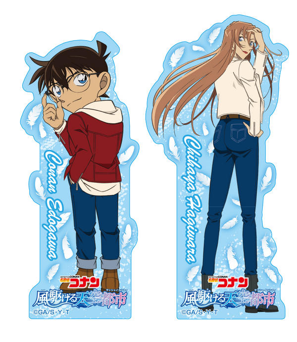 「名探偵コナン　風駆ける天空都市」展望台限定グッズ「ダイカットステッカー」1種・2枚入り