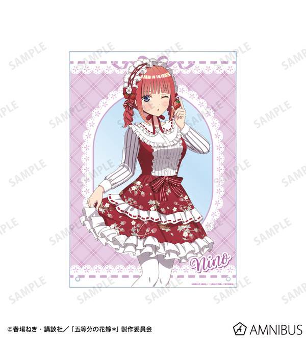 TVスペシャルアニメ『五等分の花嫁＊』描き下ろし 中野二乃 ショートケーキイメージコーデver. A4アクリルパネル