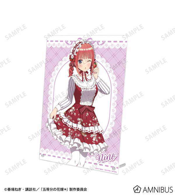 TVスペシャルアニメ『五等分の花嫁＊』描き下ろし 中野二乃 ショートケーキイメージコーデver. A4アクリルパネル