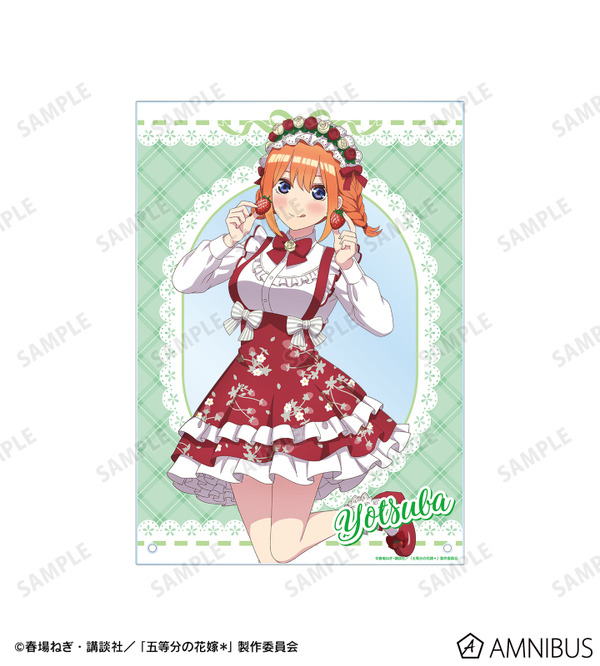 TVスペシャルアニメ『五等分の花嫁＊』描き下ろし 中野四葉 ショートケーキイメージコーデver. A4アクリルパネル