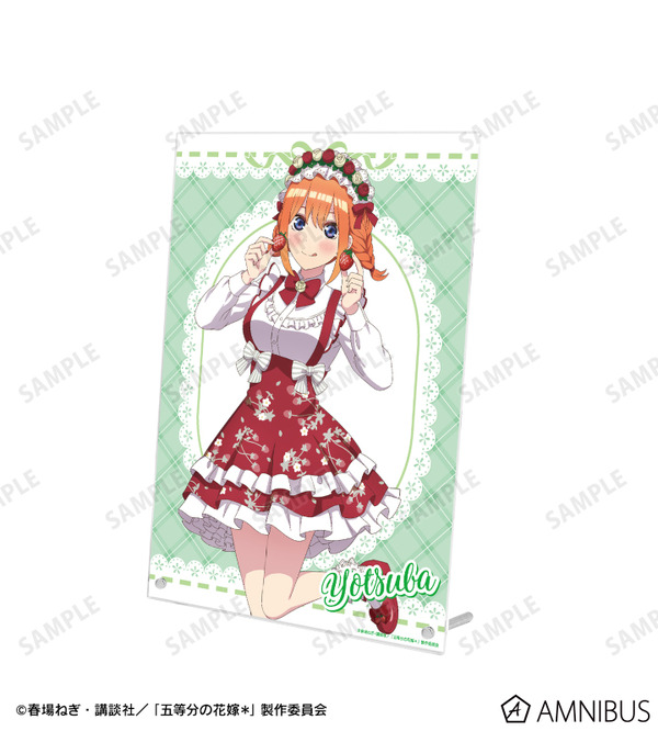 TVスペシャルアニメ『五等分の花嫁＊』描き下ろし 中野四葉 ショートケーキイメージコーデver. A4アクリルパネル