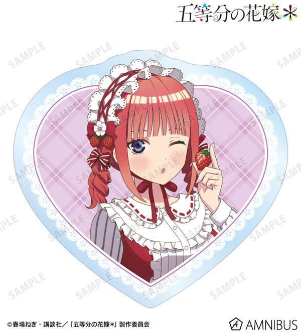 TVスペシャルアニメ『五等分の花嫁＊』描き下ろし 中野二乃 ショートケーキイメージコーデver. アクリルマグネット