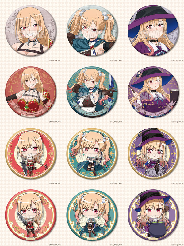 E賞：缶バッジ（全12種）