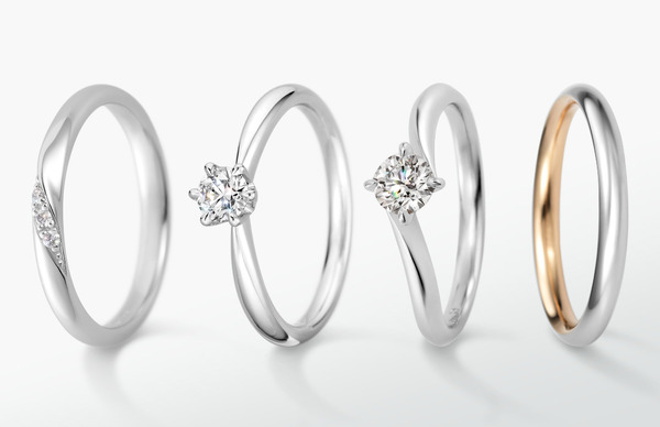 「シンプル＆選べるマーク 婚約指輪・結婚指輪」指輪のデザインを選択