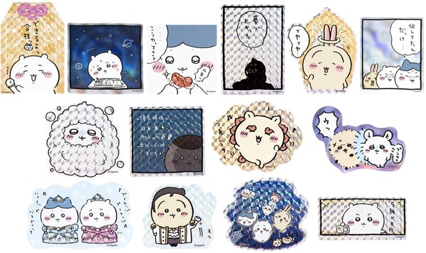 スマホに貼れるサイズのホログラムステッカー　14種　