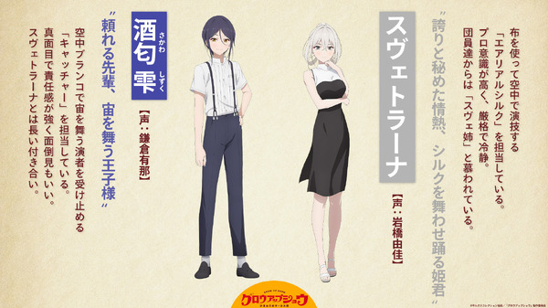 『グロウアップショウ ～ひまわりのサーカス団～』キャラクターデザイン