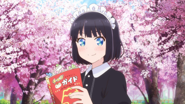 TVアニメ『メイドさんは食べるだけ』第1話（1食目）「たい焼き／たこ焼き／お団子／コンビニおにぎり／バウムクーヘン」先行場面カット