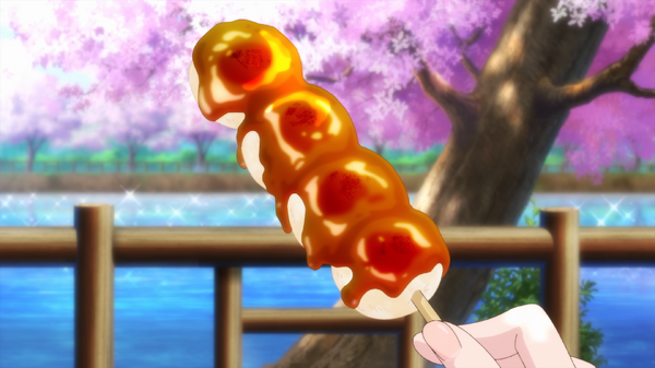 TVアニメ『メイドさんは食べるだけ』第1話（1食目）「たい焼き／たこ焼き／お団子／コンビニおにぎり／バウムクーヘン」先行場面カット