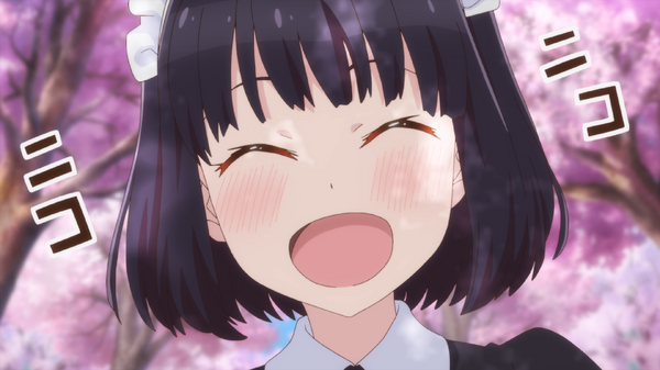 TVアニメ『メイドさんは食べるだけ』第1話（1食目）「たい焼き／たこ焼き／お団子／コンビニおにぎり／バウムクーヘン」先行場面カット