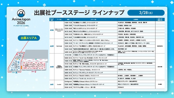 出展社ブースステージ