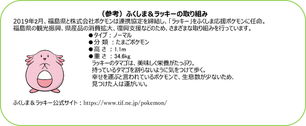 ふくしま＆ラッキーの取り組み