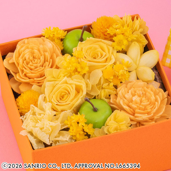 プリ＆アーティフィシャルアレンジメント「ポムポムプリン」