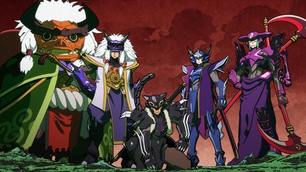 『鎧真伝サムライトルーパー』第12話「恵緋浪愚」先行カット（C）SUNRISE